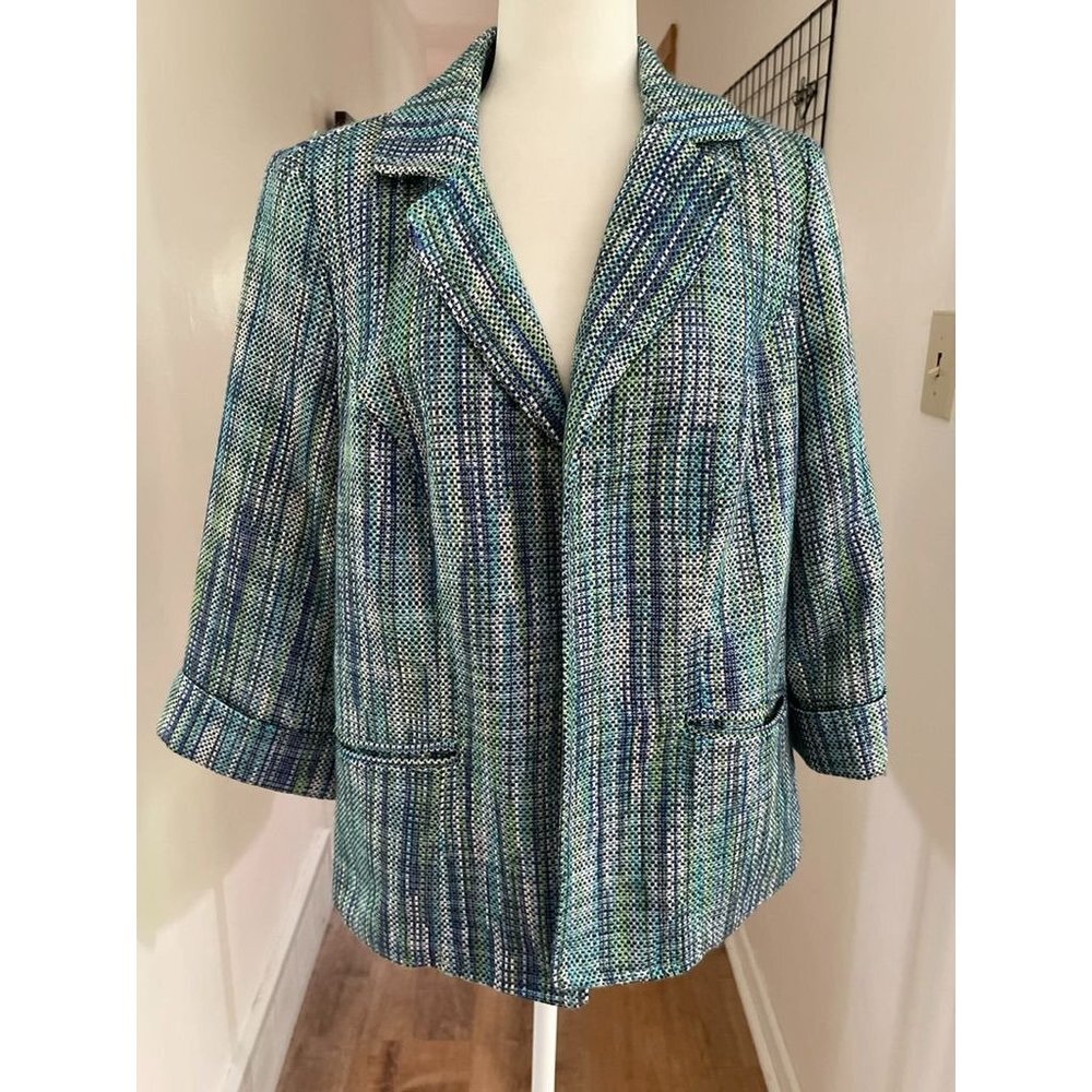 Euc Dressbarn Buttonless Jacket - image 1